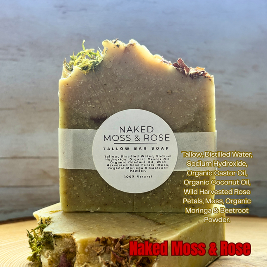 Bare Naked Tallow Bar Soap