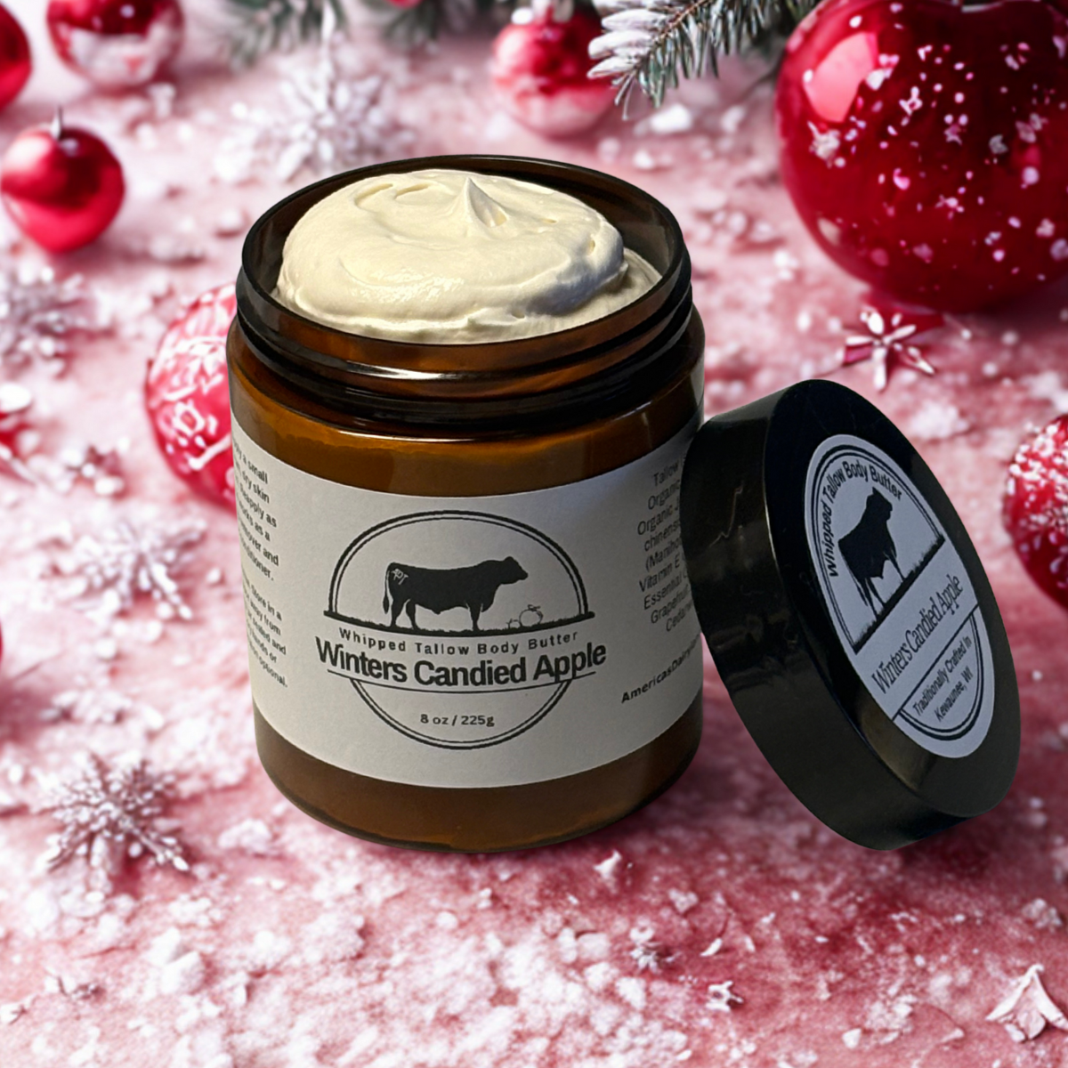 Winters Candied Apple Whipped Tallow Body Butter