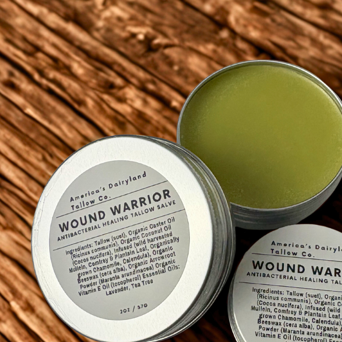 Wound Warrior Tallow Salve - antibacterial