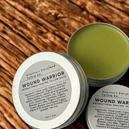 Wound Warrior Tallow Salve - antibacterial