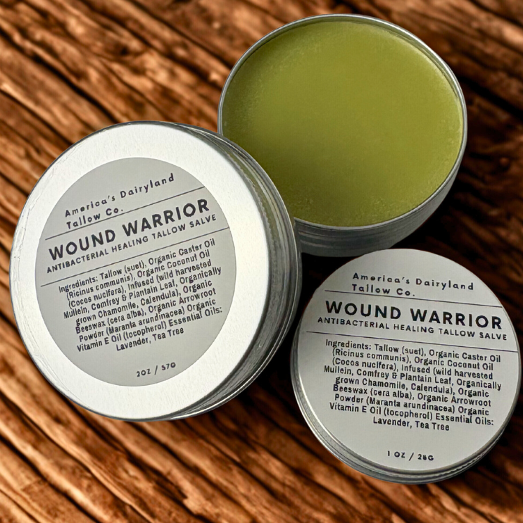 Wound Warrior Tallow Salve - antibacterial