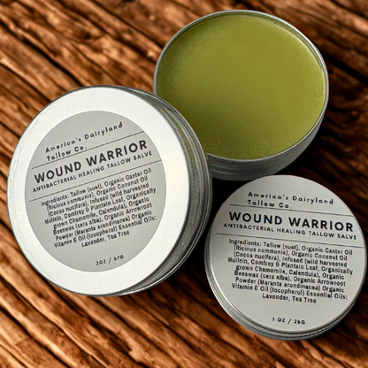 Wound Warrior Tallow Salve - antibacterial