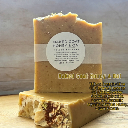 Bare Naked Tallow Bar Soap