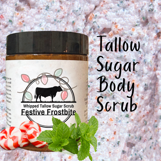 NEW! Festive Frostbite Whipped Tallow Body Scrub