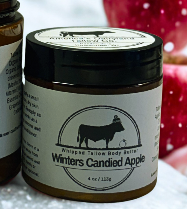 Winters Candied Apple Whipped Tallow Body Butter