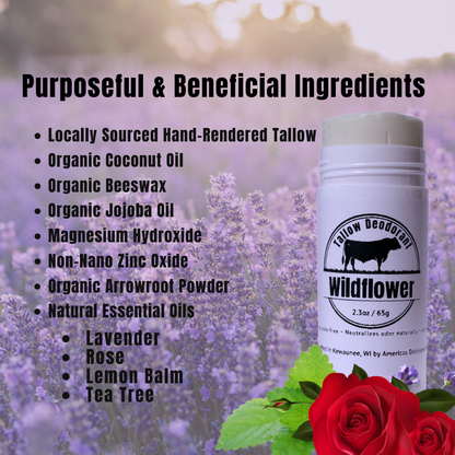 Wildflower Tallow Deodorant