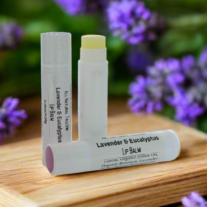 Lavender & Eucalyptus Tallow Lip Balm