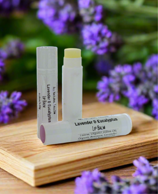 Lavender & Eucalyptus Tallow Lip Balm