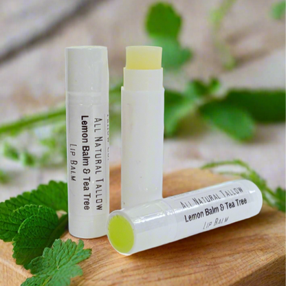 Lemon Balm & Tea Tree Tallow Lip Balm
