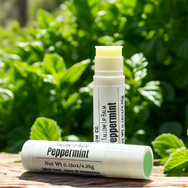 Peppermint Tallow Lip Balm