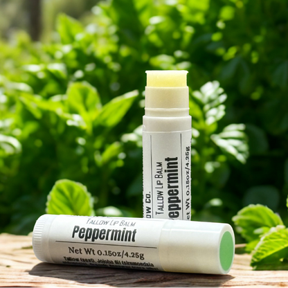 Peppermint Tallow Lip Balm