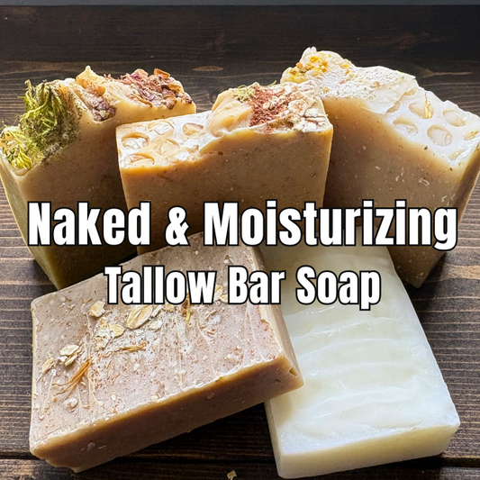 Bare Naked Tallow Bar Soap