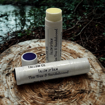 Tea Tree & Sandalwood Tallow Lip Balm