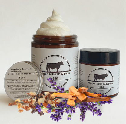 Relax Whipped Tallow Body Butter