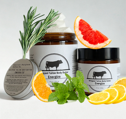 Energize Whipped Tallow Body Butter