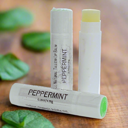 Peppermint Tallow Lip Balm