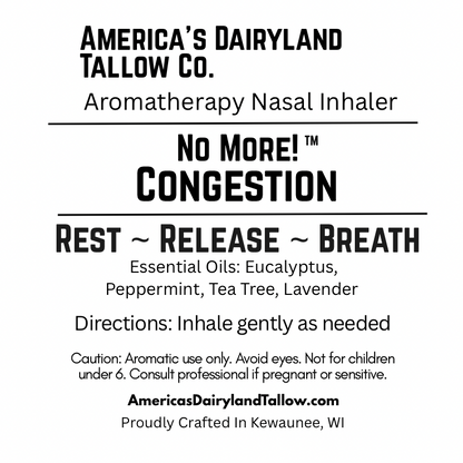 No More! – Congestion Nasal Inhaler