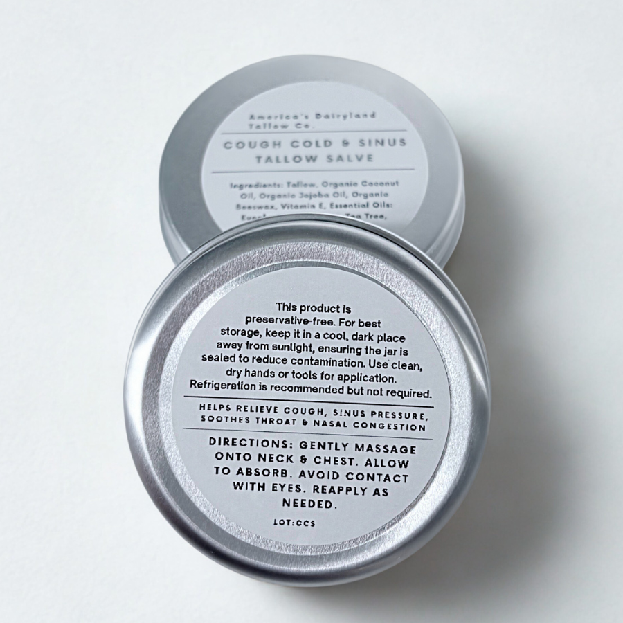 Cold Cough & Sinus Tallow Salve