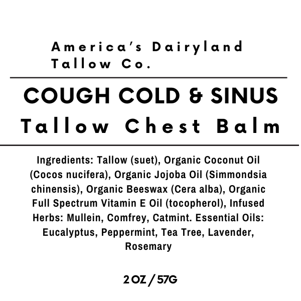 Cold Cough & Sinus Tallow Salve
