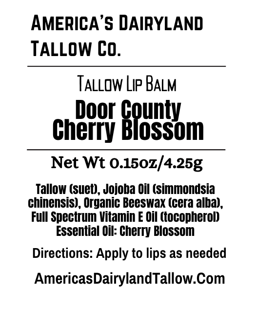 Door County Cherry Blossom Lip Balm