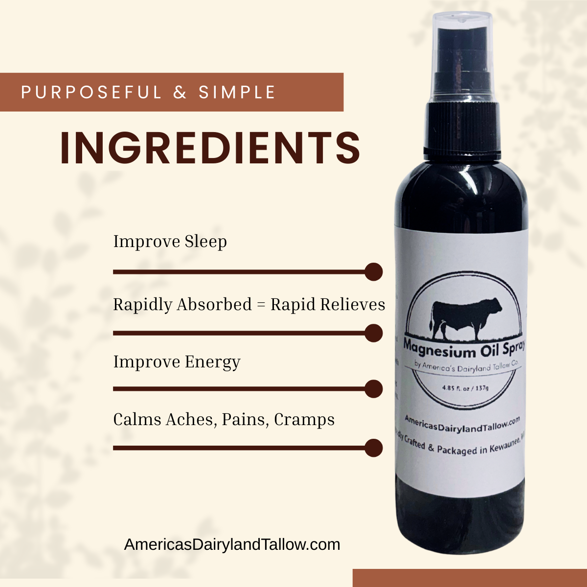 Magnesium Oil Spray - Sleep Blend