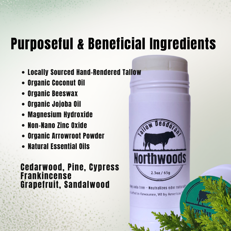 Northwoods Tallow Deodorant
