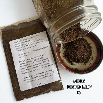 Black Walnut Hull Powder - Natures Cleanser