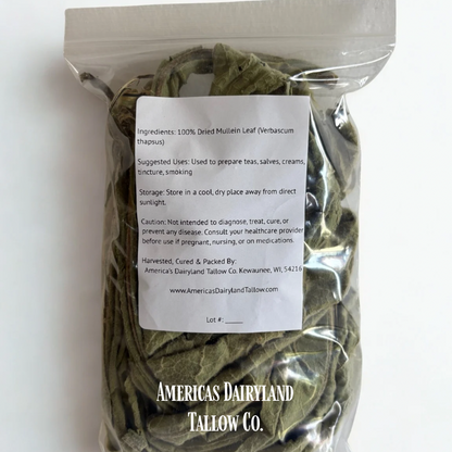 Dried Mullein Leaf - Natures Lung Cleanser