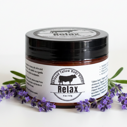Relax Whipped Tallow Body Butter
