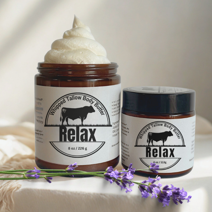 Relax Whipped Tallow Body Butter