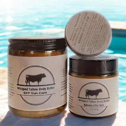 SPF Sun Care Whipped Tallow Body Butter