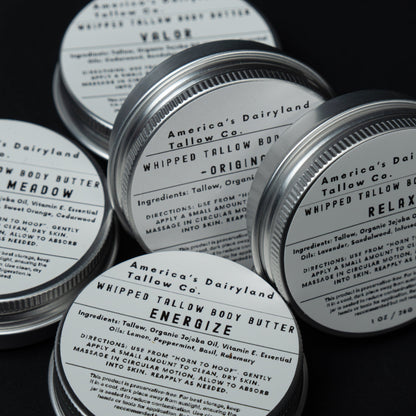 Whipped Tallow Body Butter Sample Set