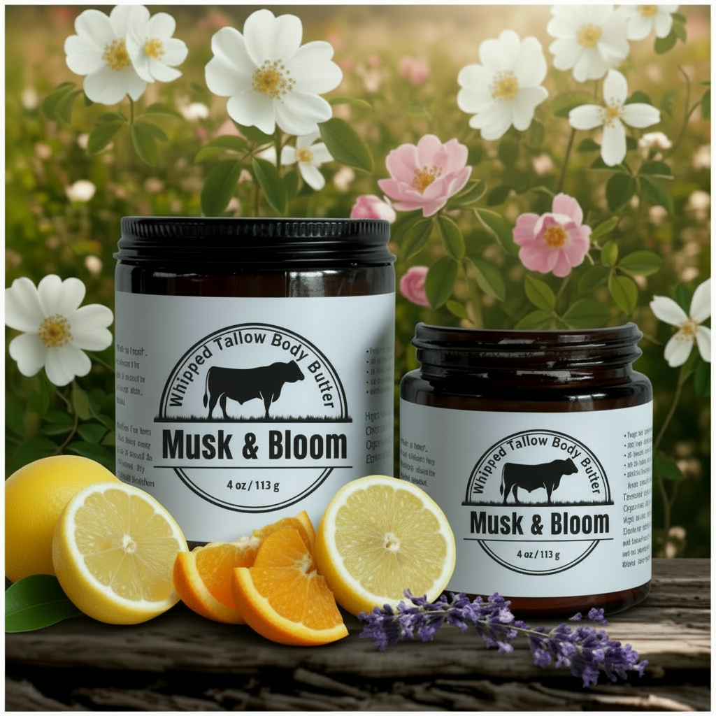 Musk & Bloom Whipped Tallow Body Butter