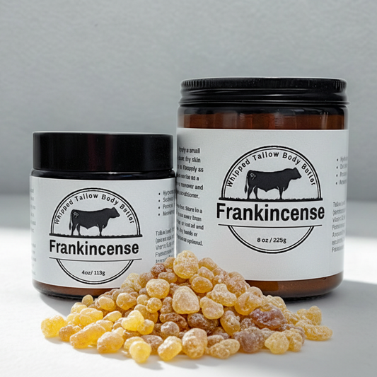 Frankincense Resin Whipped Tallow Body Butter